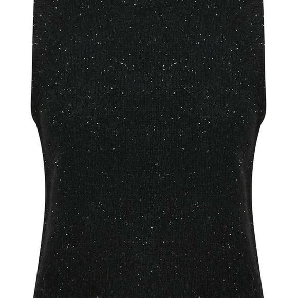 ENCORE, BLACK SLEEVELESS WOMEN SWEATER, SIZE: 3X - Picture 4 of 14
